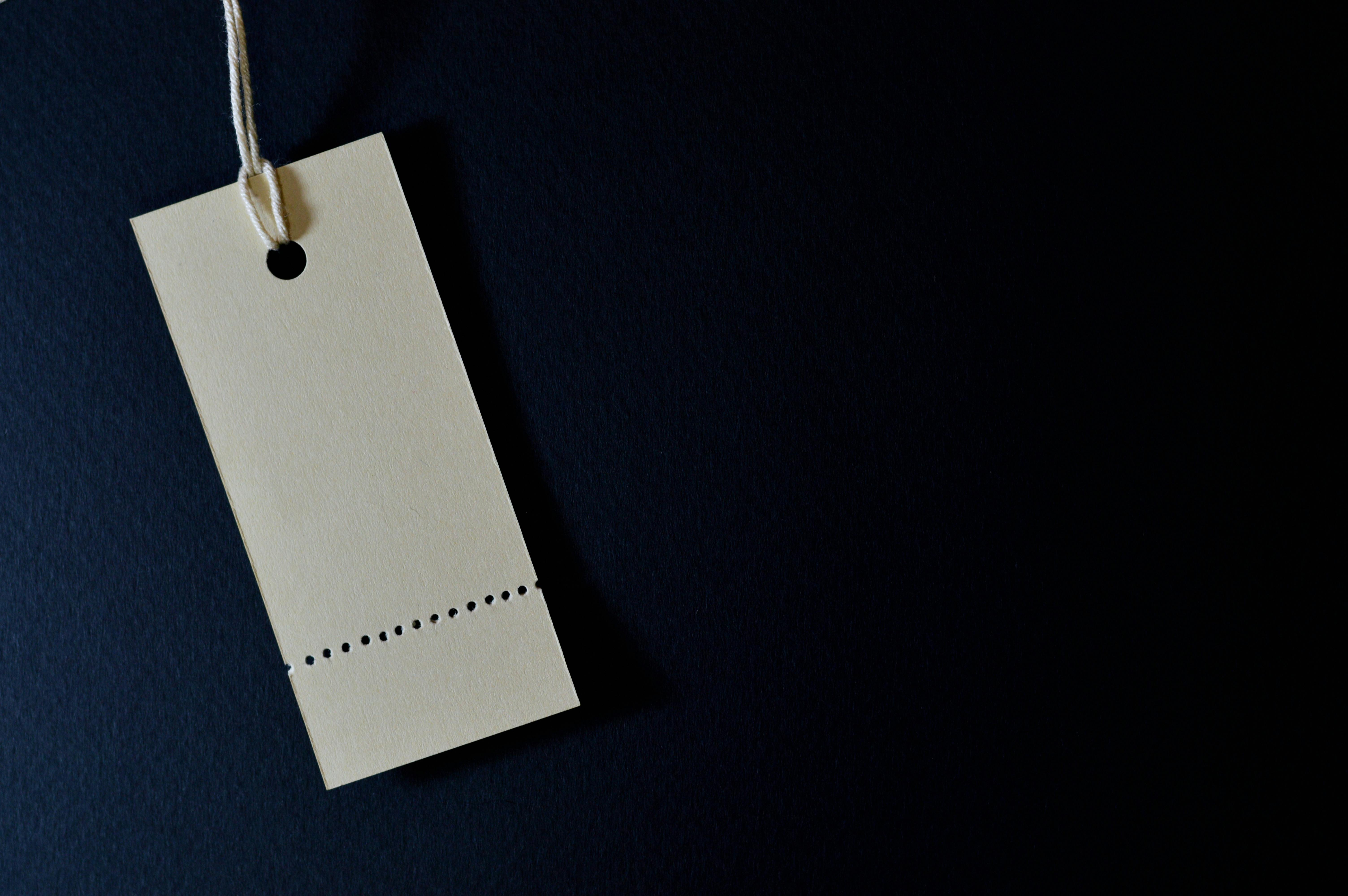 Gift Bag Label